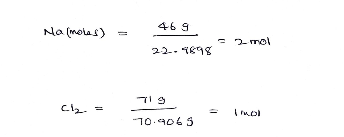 Chemistry homework question answer, step 1, image 1